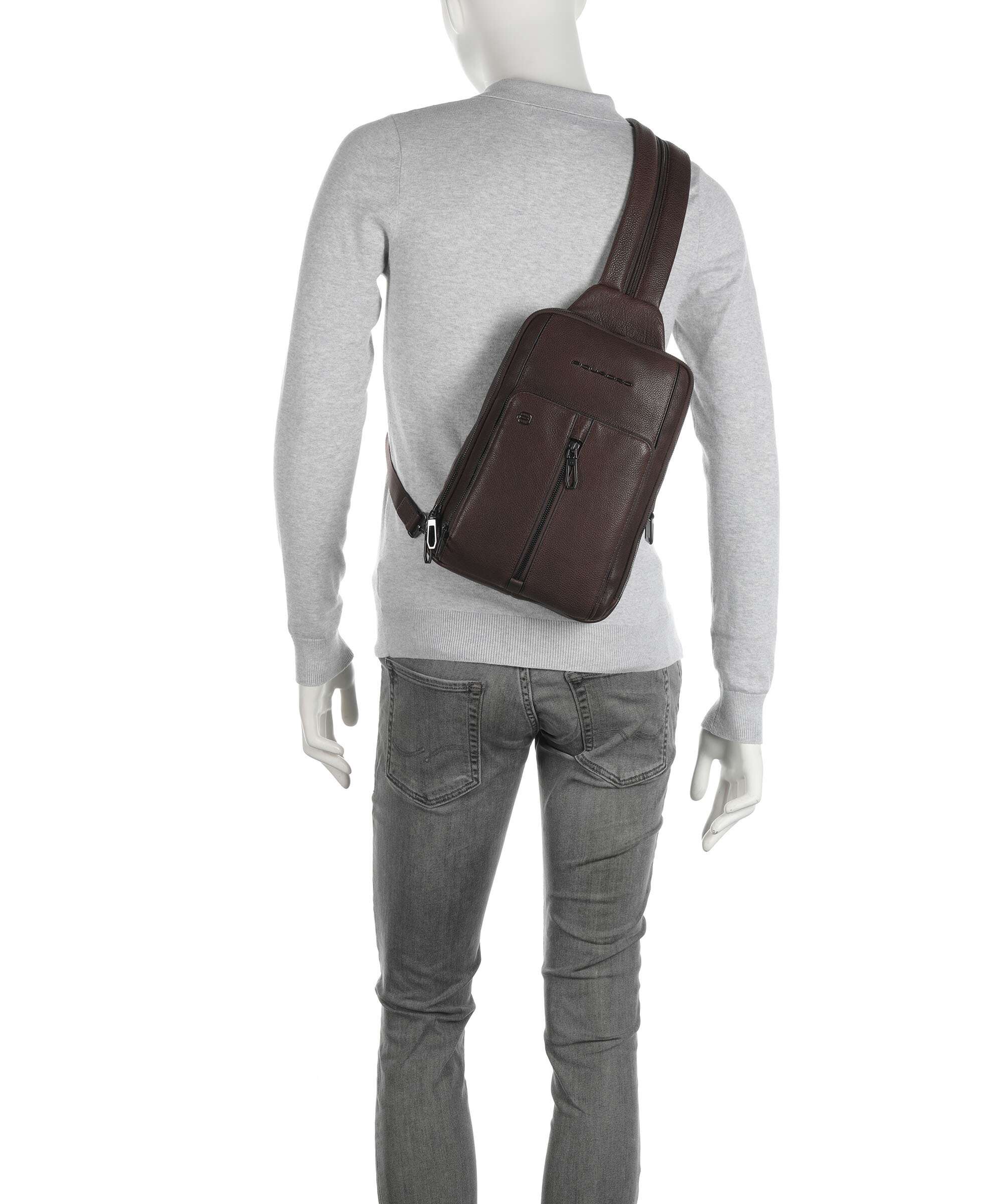 Piquadro Wollem Sling bag testa moro
