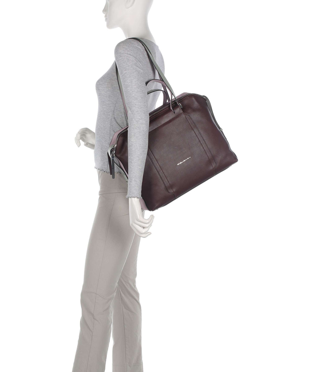Piquadro Circle Briefcase prugna/lilla