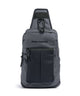 Piquadro Arne Borsa sling blu nebbia