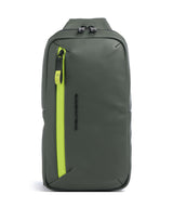 Piquadro C2OW Borsa sling verde