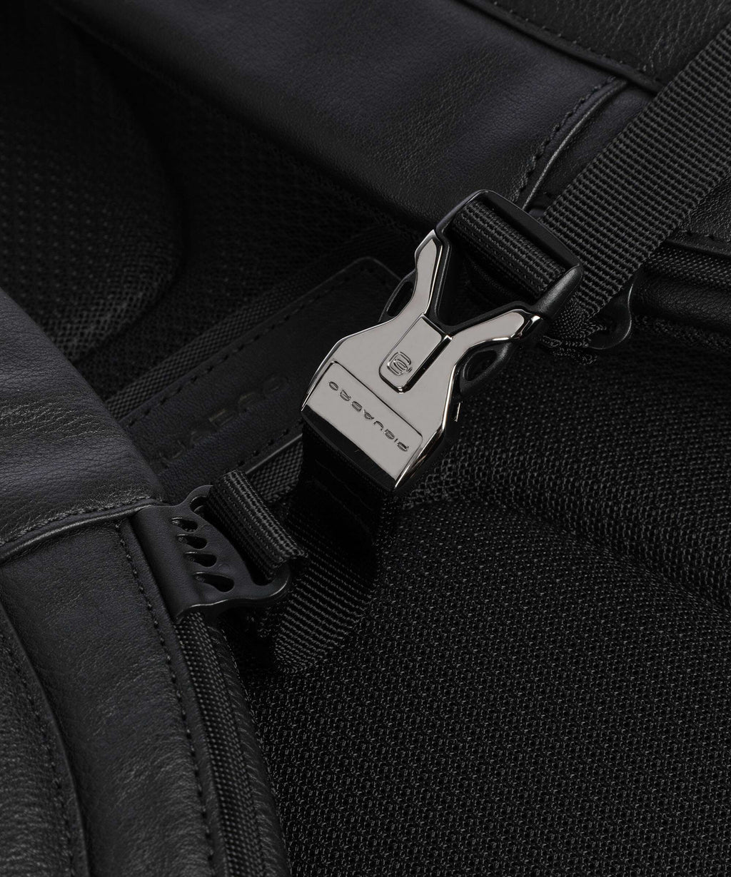 Piquadro Black Square Backpack nero