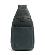 Piquadro Black Square Borsa sling verde bosco/verde oliva
