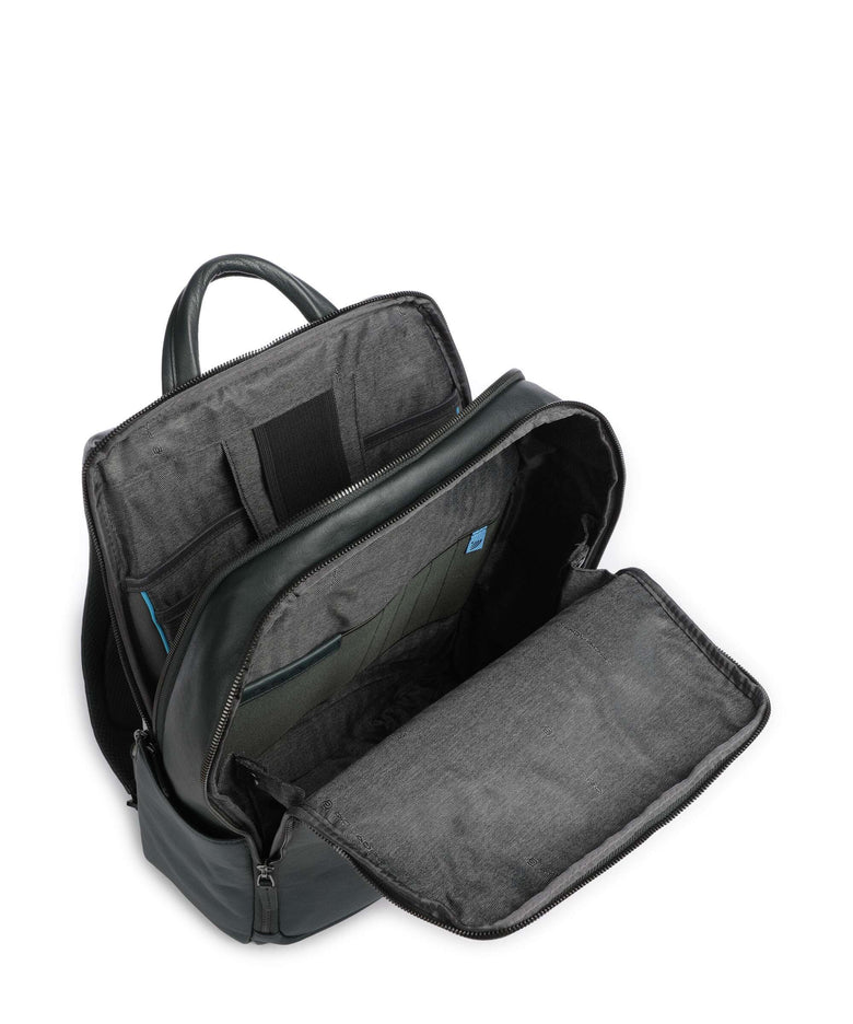 Piquadro Black Square Backpack verde bosco/verde oliva