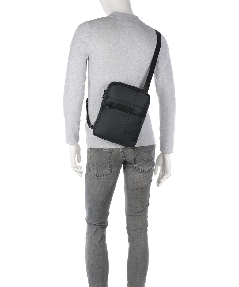 Piquadro Wollem W129 Crossbody bag nero