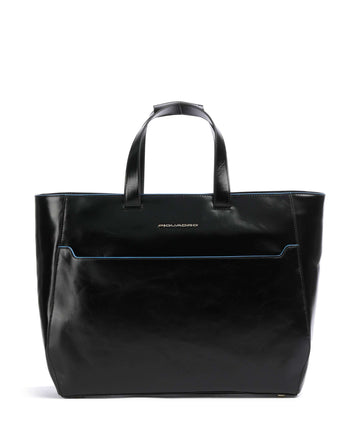 Piquadro Blue Square Briefcase black