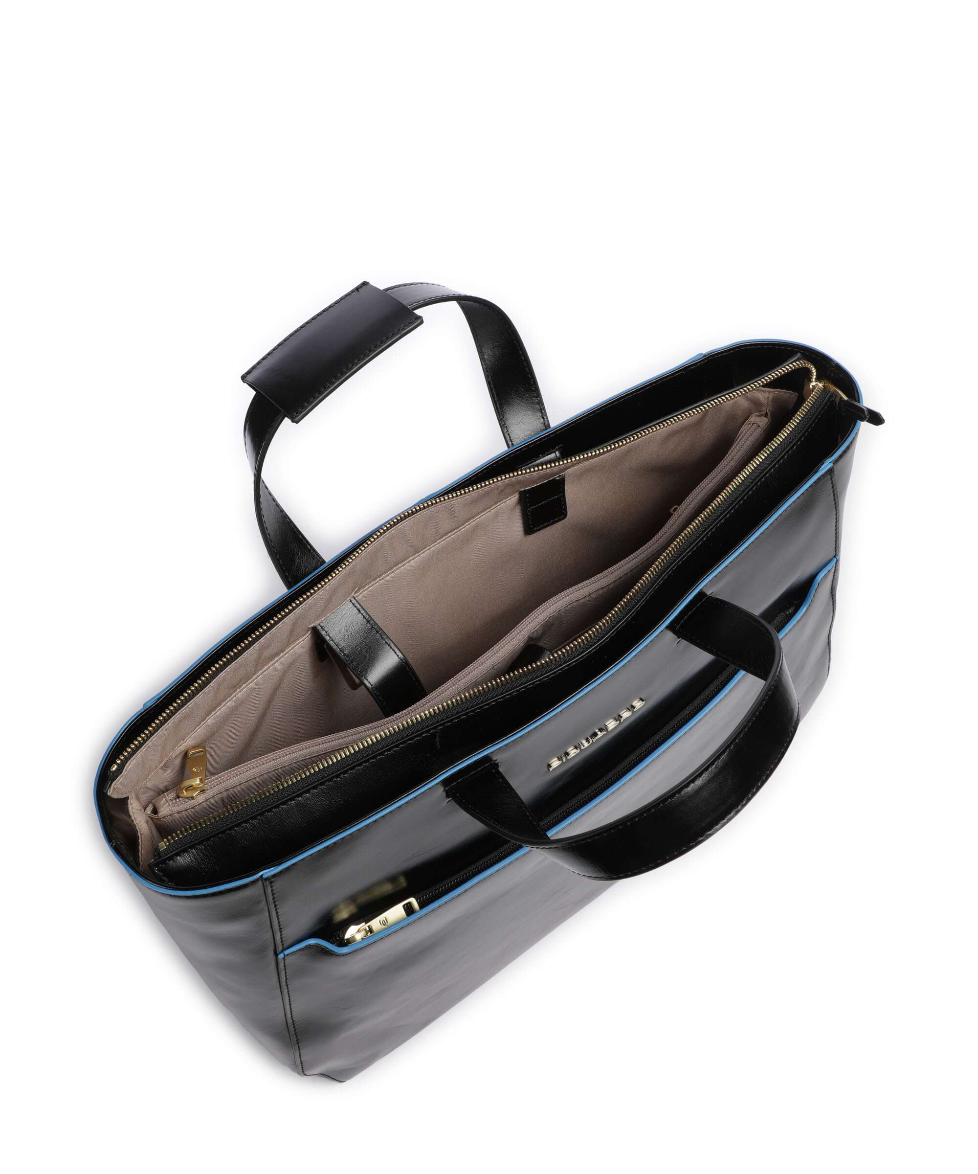 Piquadro Blue Square Briefcase black