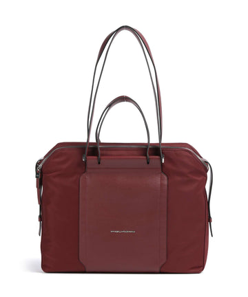 Piquadro W92T Borsa shopper borgogna