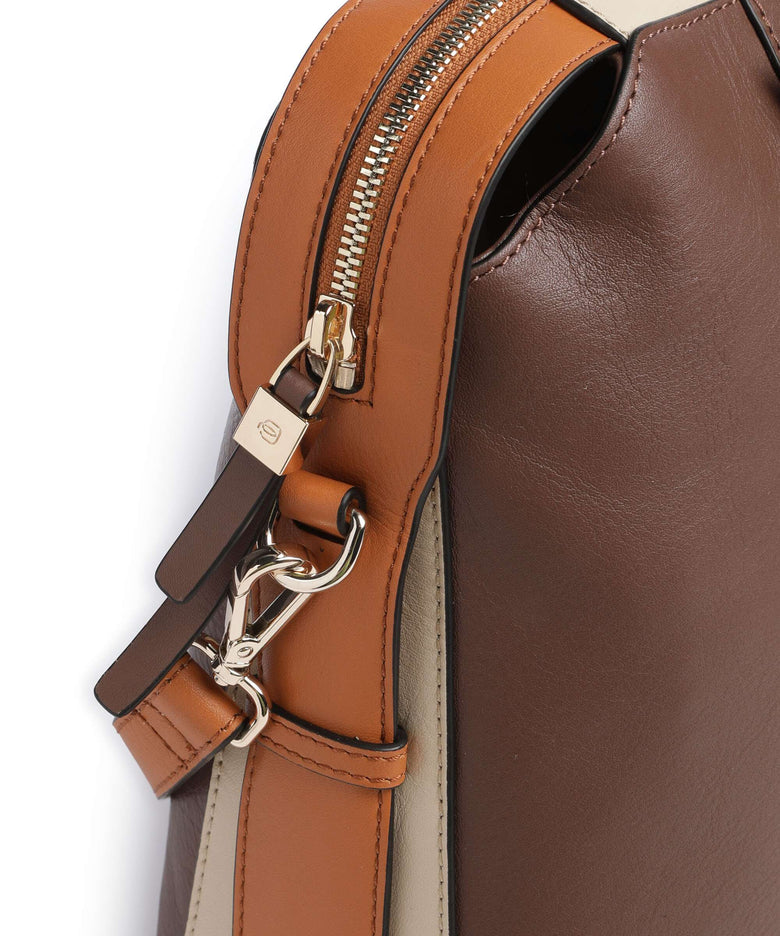 Piquadro Circle Briefcase marrone/beige
