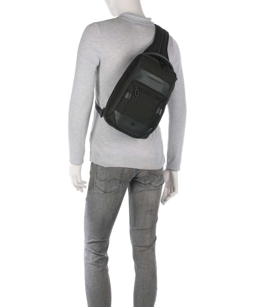 Piquadro W139 Sling bag verde