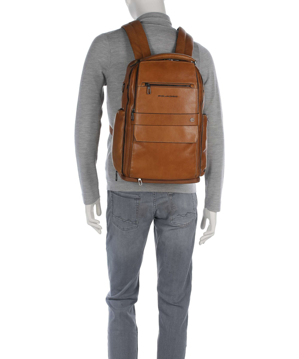 Piquadro Solm Travel backpack beige