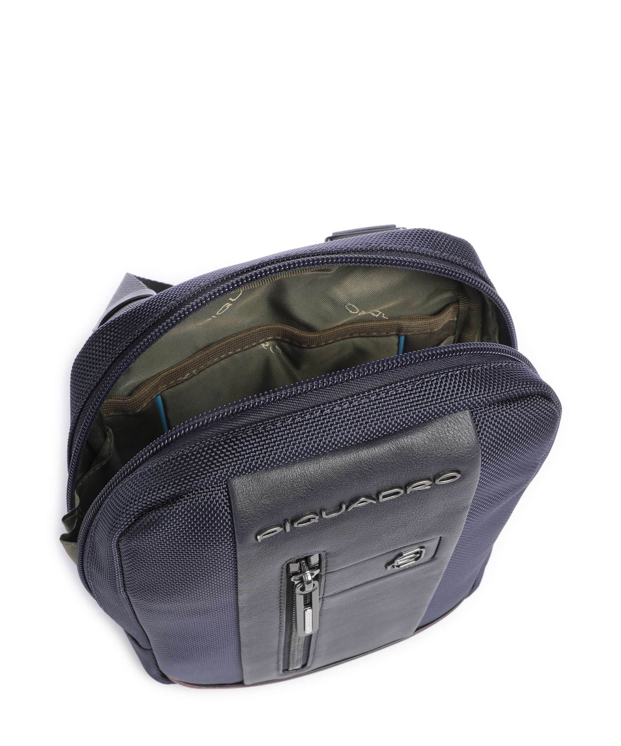 Piquadro Brief 2 Crossbody bag blue/cognac