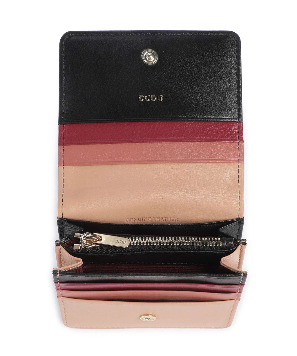 DuDu Bags Flores RFID Wallet black