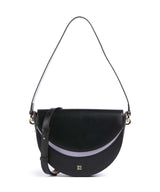DuDu Bags Smile Bag Borsa a spalla black rosa