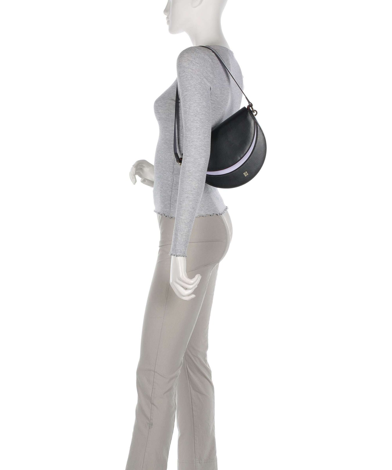 DuDu Bags Smile Bag Shoulder bag black rosa