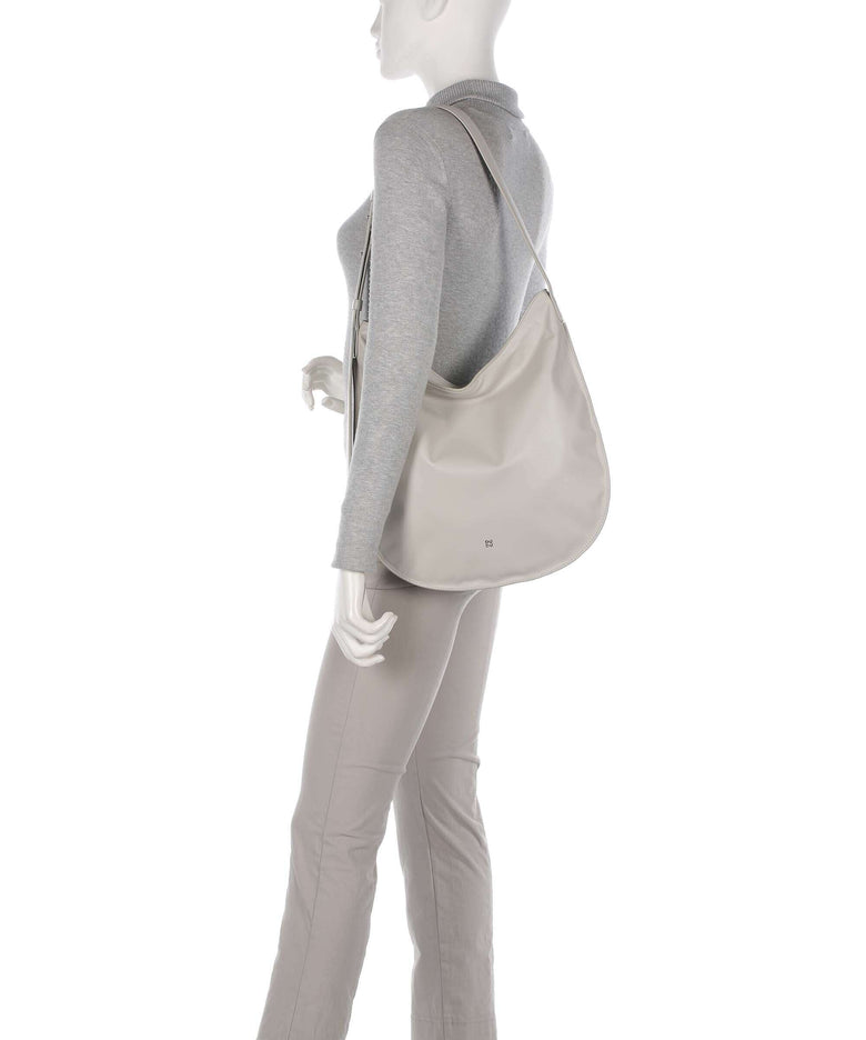 DuDu Bags Sylvie Hobo bag pearl grey