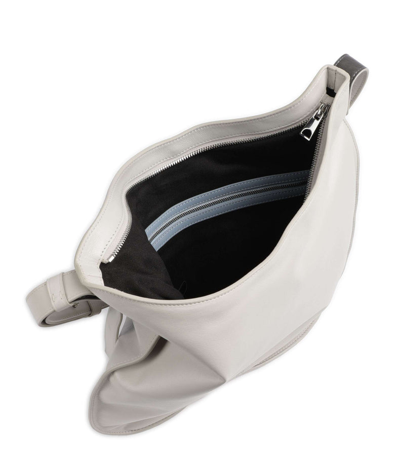 DuDu Bags Sylvie Hobo bag pearl grey