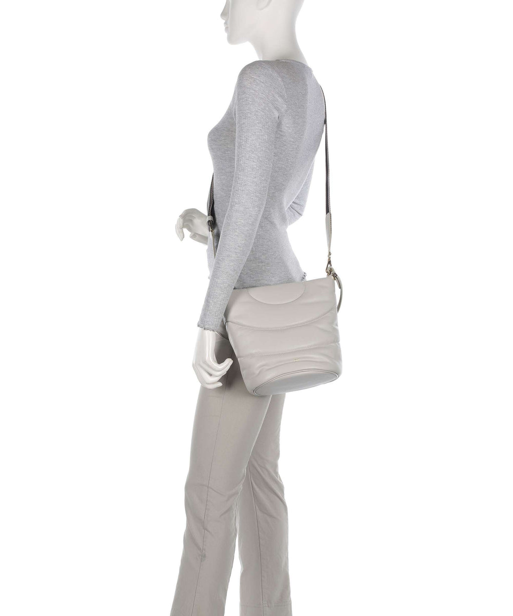 DuDu Bags Barbara M. Bucket bag pearl grey