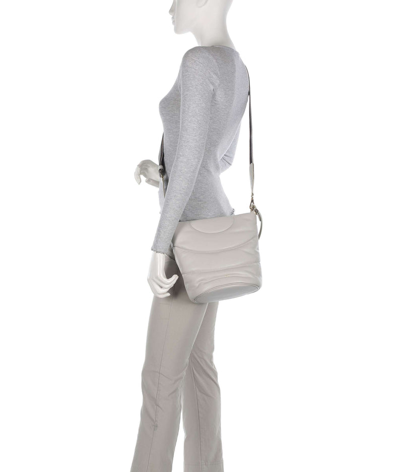 DuDu Bags Barbara M. Bucket bag pearl grey