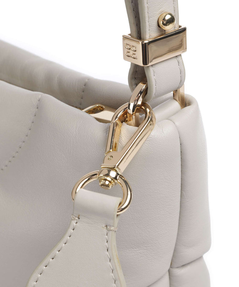 DuDu Bags Barbara M. Bucket bag pearl grey