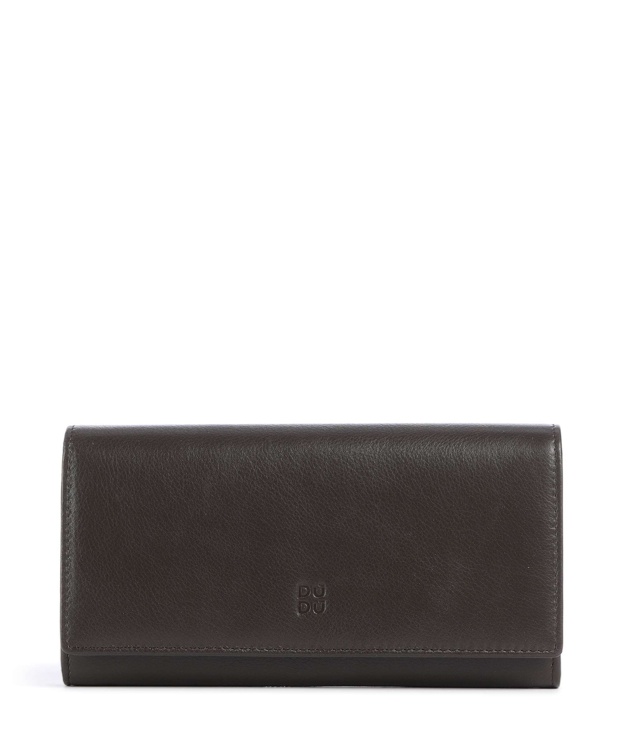 DuDu Bags Madeira RFID Wallet coffee brown