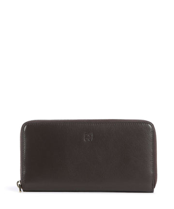 DuDu Bags Mauritius RFID Portafoglio coffee brown