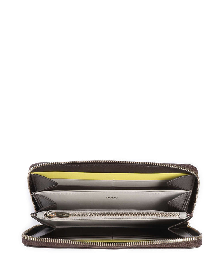 DuDu Bags Mauritius Wallet coffee brown