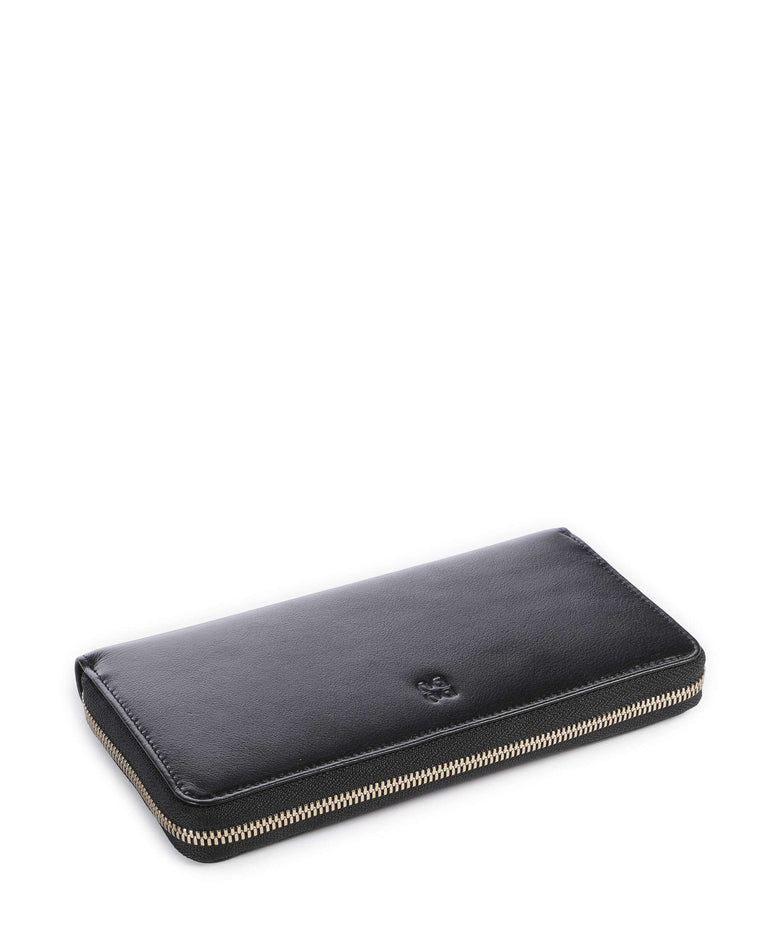 DuDu Bags Ustica Wallet black lavander