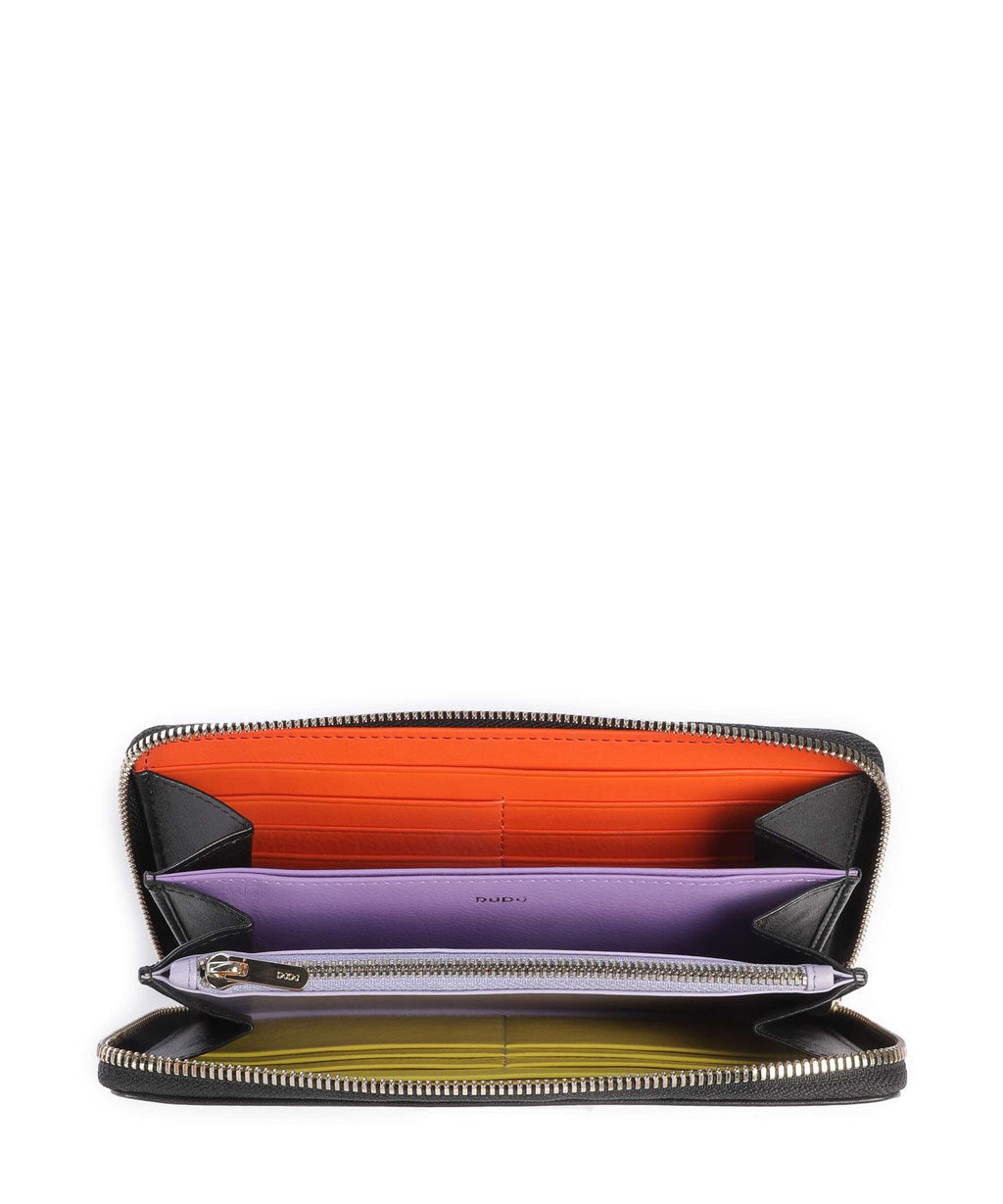 DuDu Bags Mauritius Wallet black pop