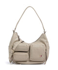 DuDu Bags Pocket City Hobo bag sand grey