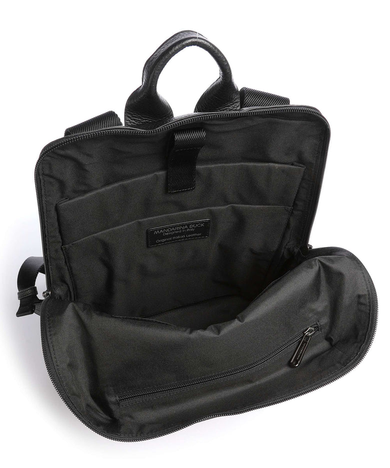 Mandarina Duck Mellow Leather Backpack nero