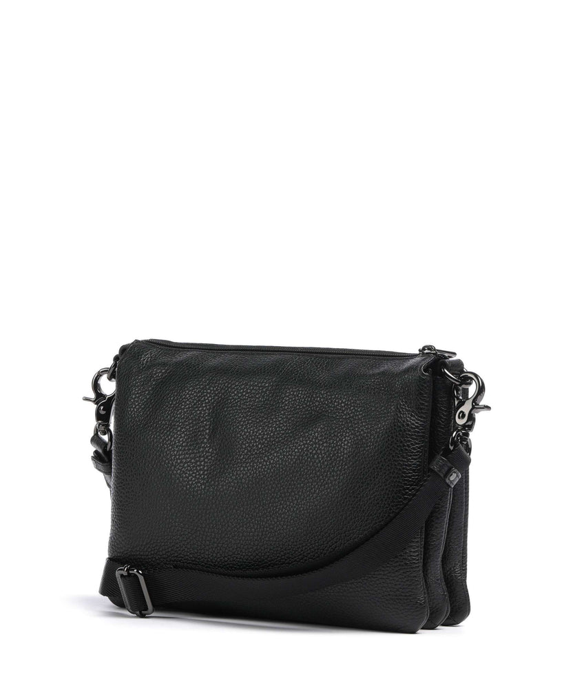 Mandarina Duck Mellow Leather Crossbody bag nero