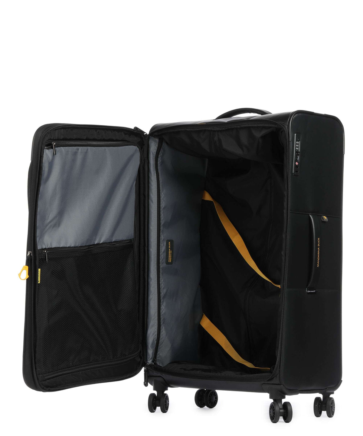 Mandarina Duck Coated Spinner (4 wheels) black