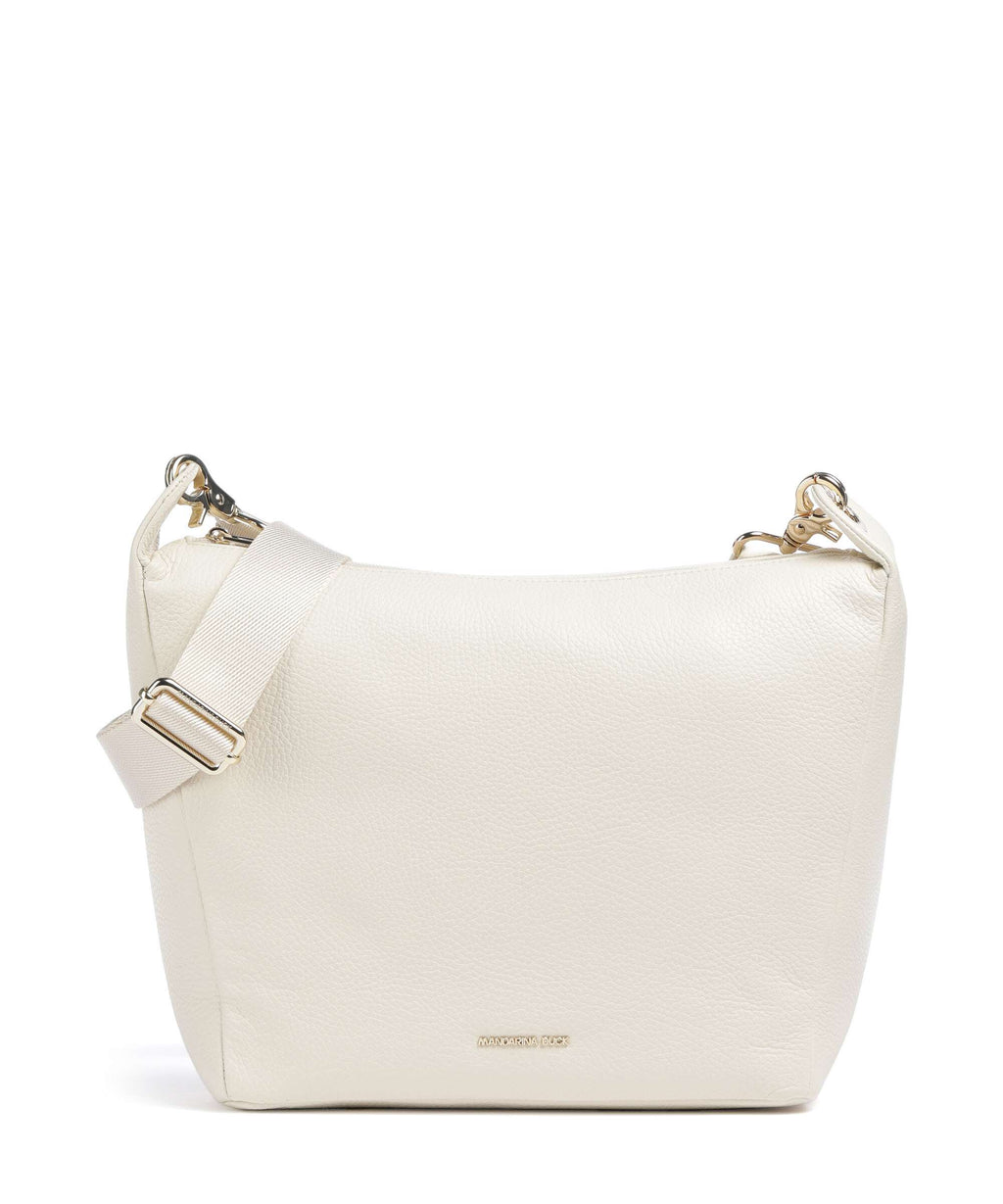 Mandarina Duck Mellow Leather Crossbody bag almond