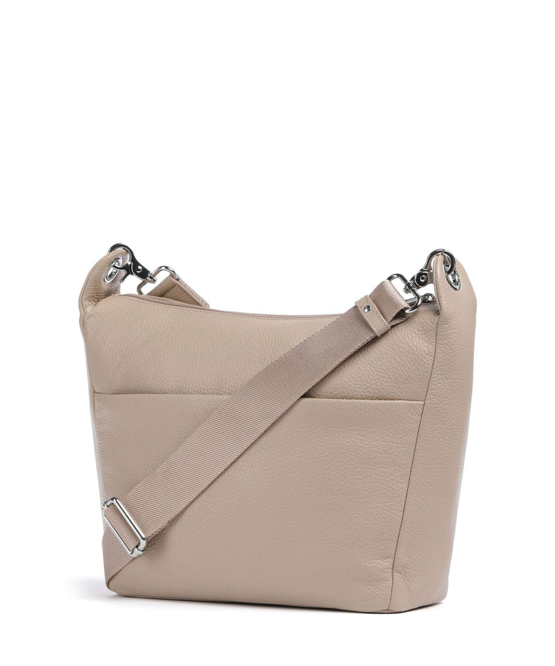 Mandarina Duck Mellow Leather Crossbody bag warm taupe