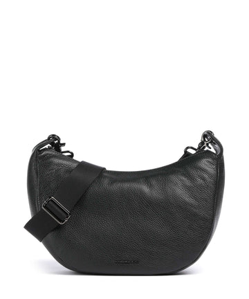 Mandarina Duck Mellow Leather Borsa a spalla nero