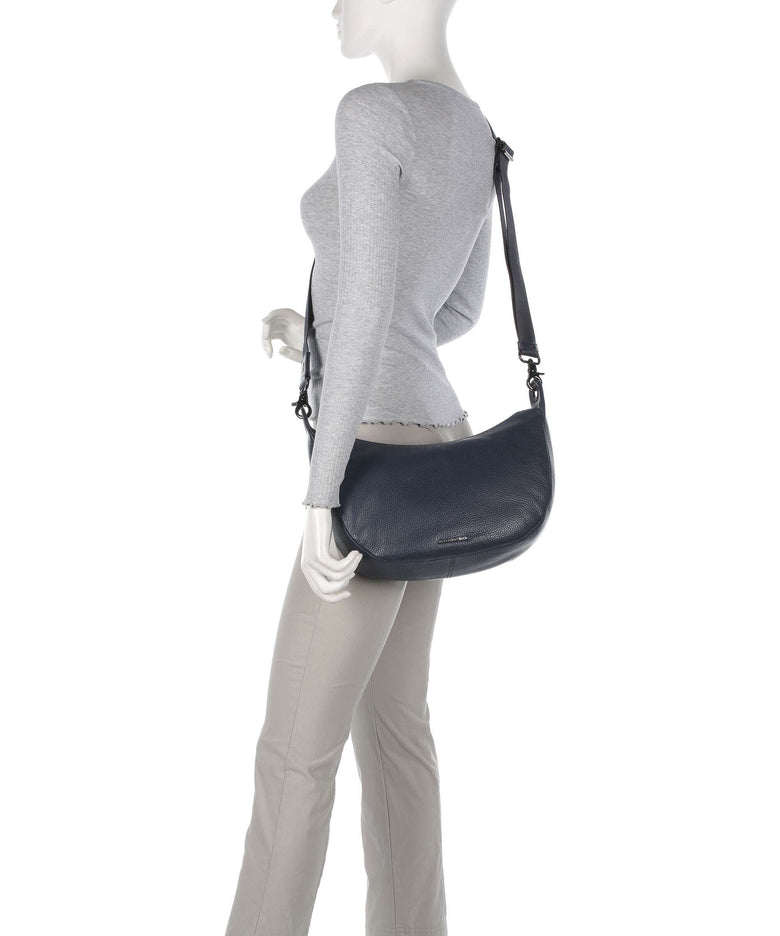 Mandarina Duck Mellow Leather Shoulder bag dress blue