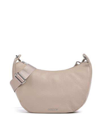 Mandarina Duck Mellow Leather Borsa a spalla warm taupe