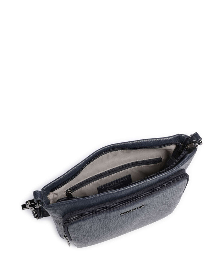 Mandarina Duck Mellow Leather Crossbody bag dress blue
