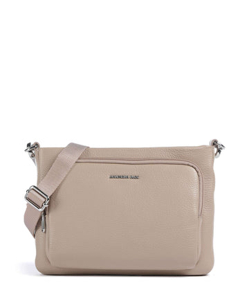 Mandarina Duck Mellow Leather Borsa a tracolla warm taupe