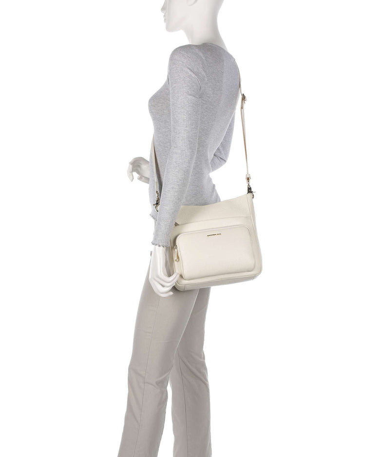 Mandarina Duck Mellow Leather Crossbody bag almond