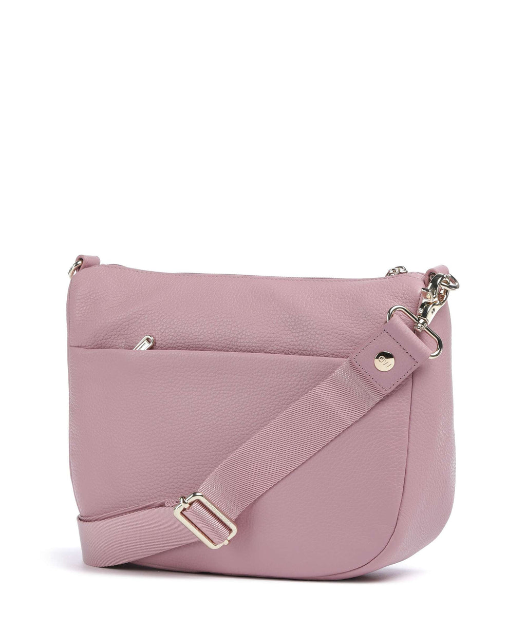 Mandarina Duck Mellow Leather Crossbody bag lilac rose