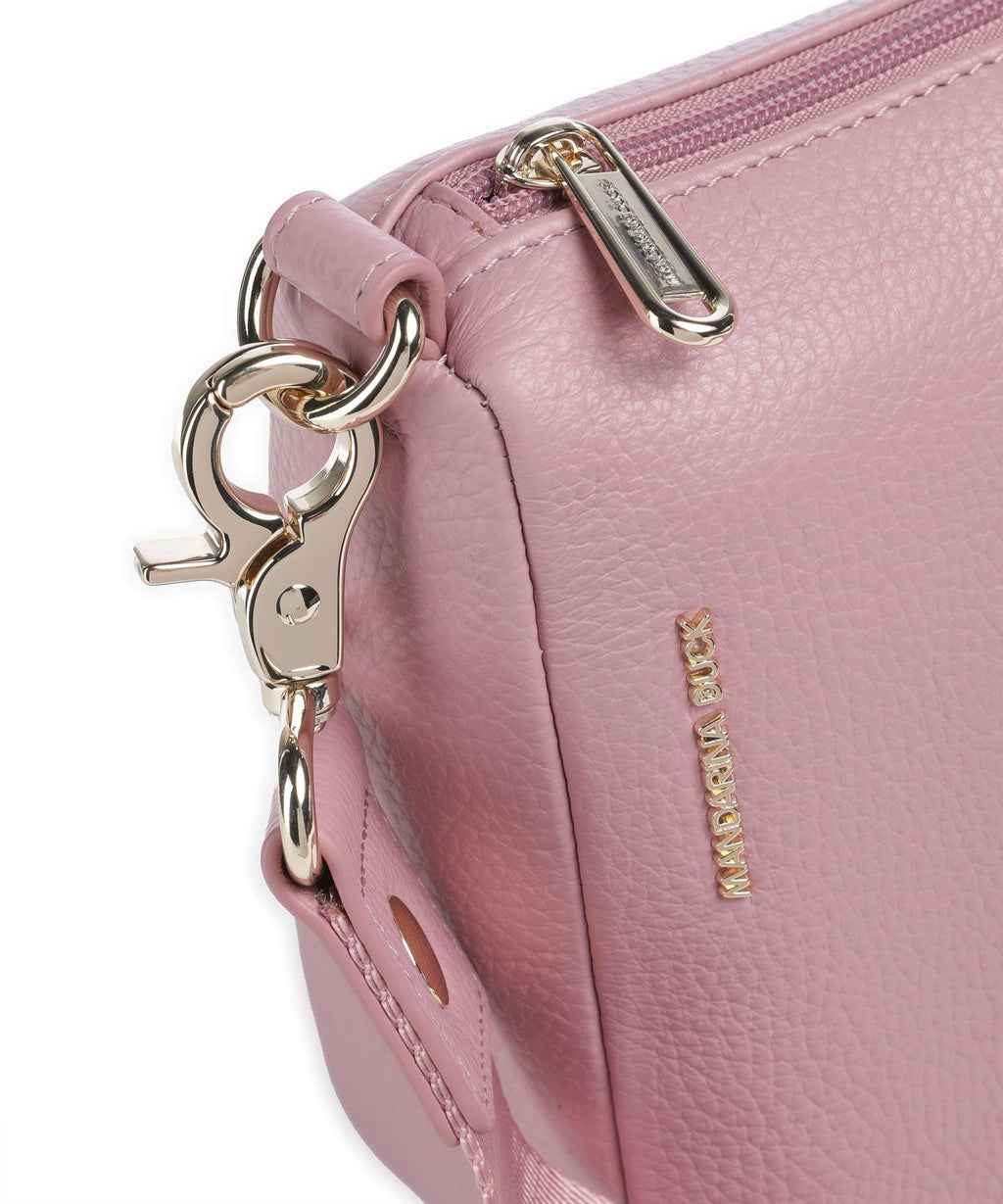 Mandarina Duck Mellow Leather Crossbody bag lilac rose
