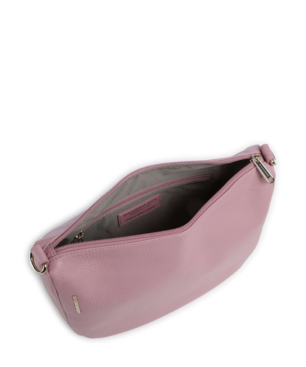 Mandarina Duck Mellow Leather Crossbody bag lilac rose