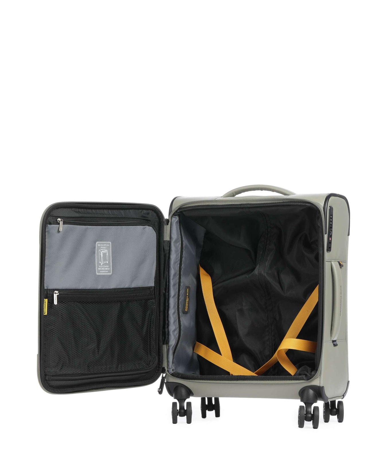 Mandarina Duck Eco Coated Spinner (4 wheels) mud