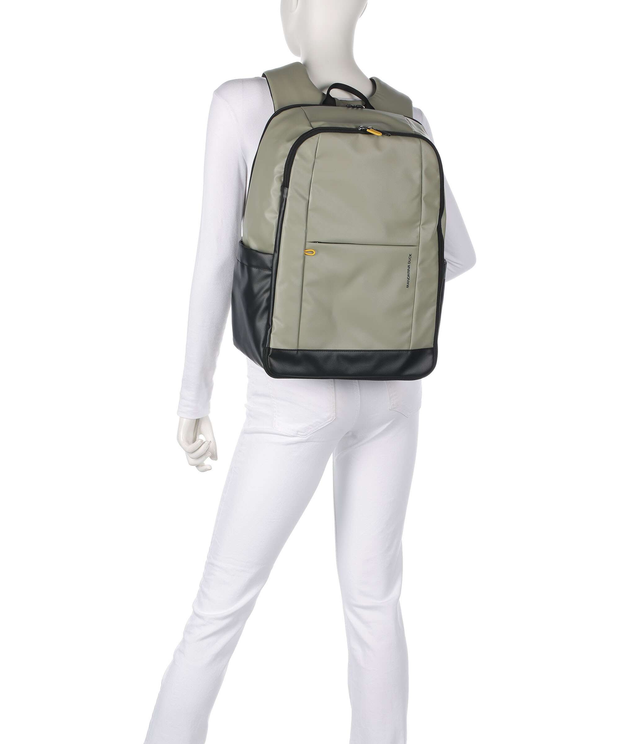 Mandarina Duck Eco Coated Backpack mud