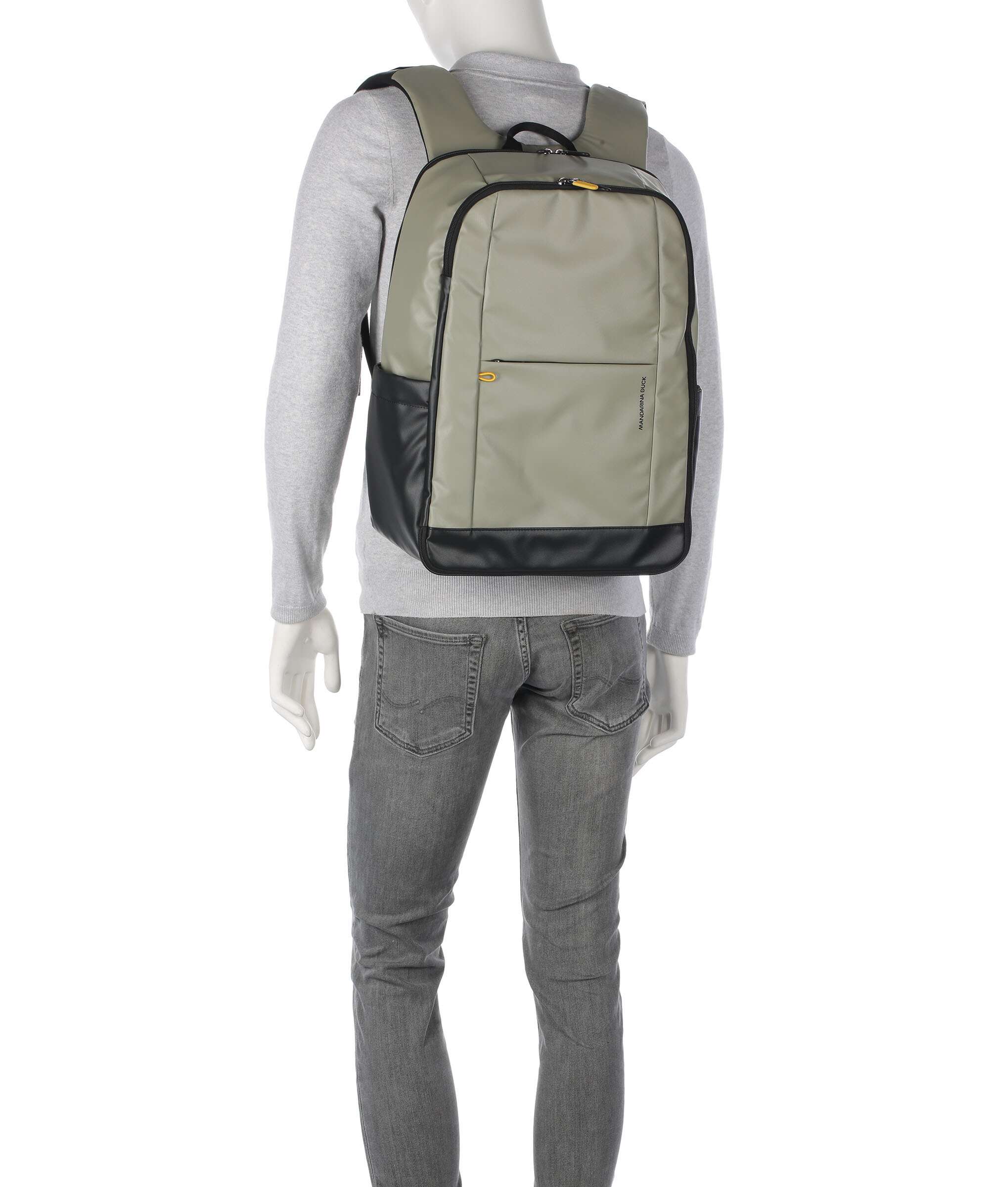 Mandarina Duck Eco Coated Backpack mud