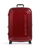 Mandarina Duck Logoduck+ Metal Valigia trolley (4 ruote) red metal