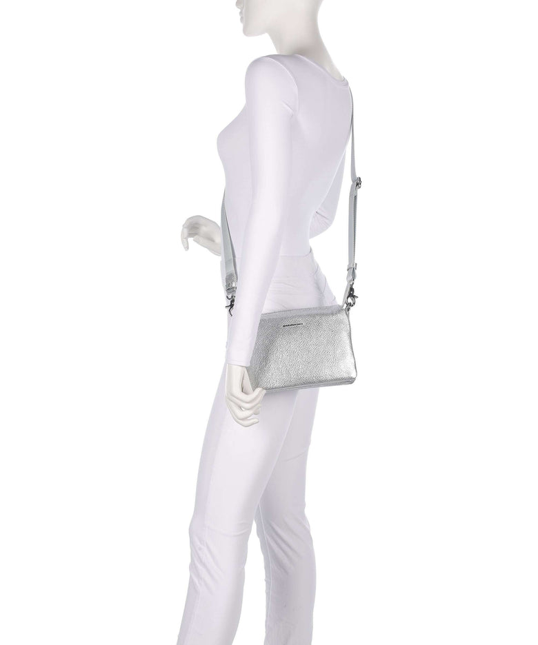 Mandarina Duck Mellow Metal Crossbody bag silver