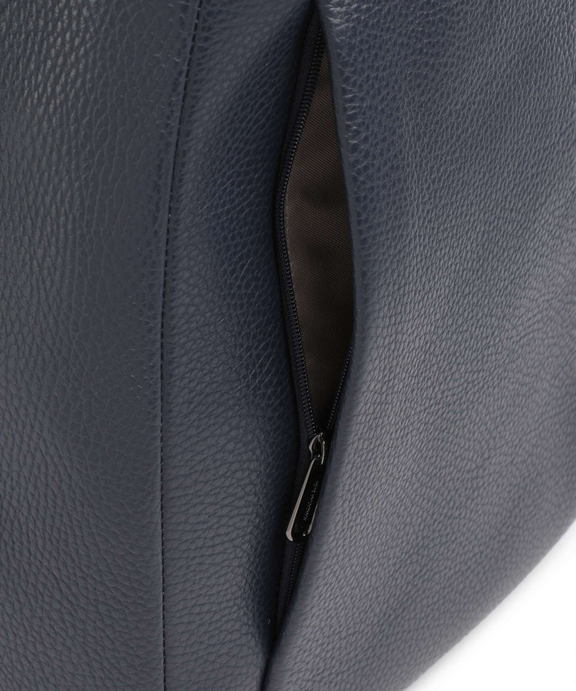 Mandarina Duck Mellow Leather Backpack dress blue