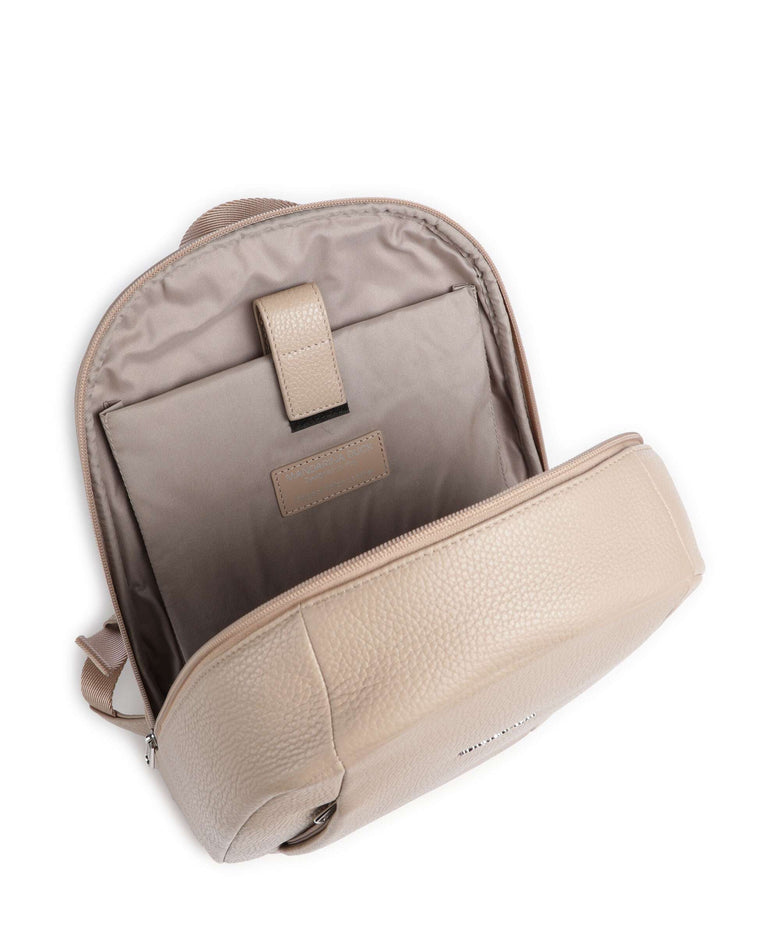 Mandarina Duck Mellow Leather Backpack warm taupe